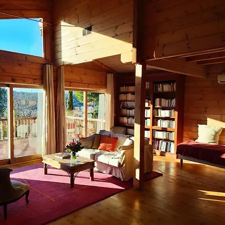 Les Cigales Magnifique Maison En Bois Avec Piscine Villa